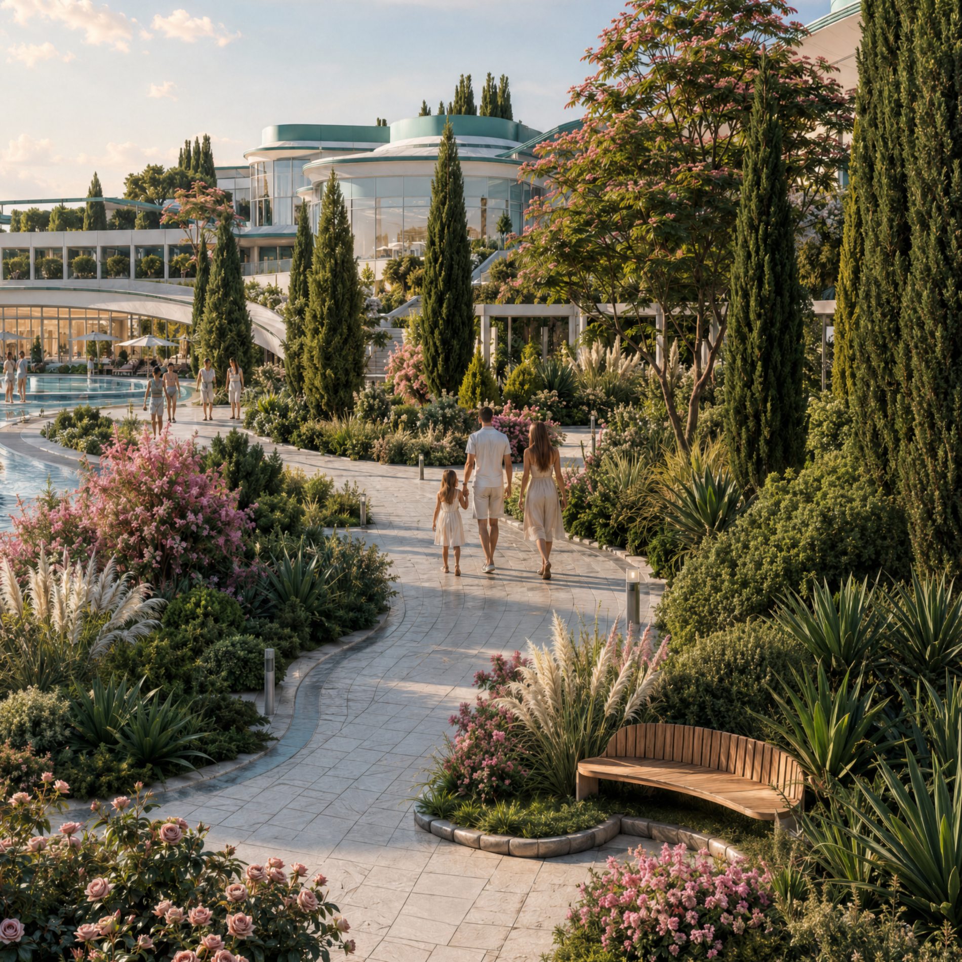 Atlantis — сад курорта