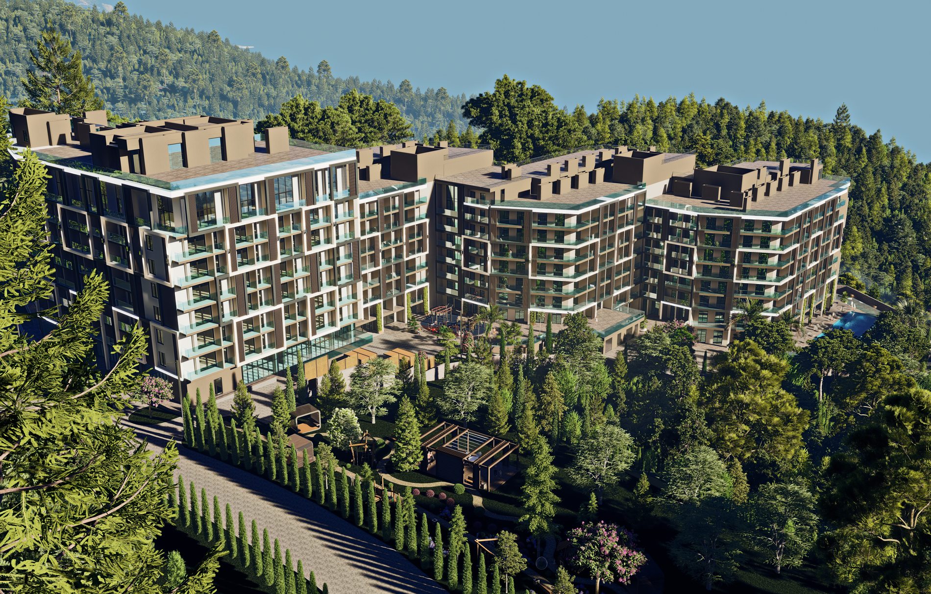 Darsan Residence — общий вид квартала