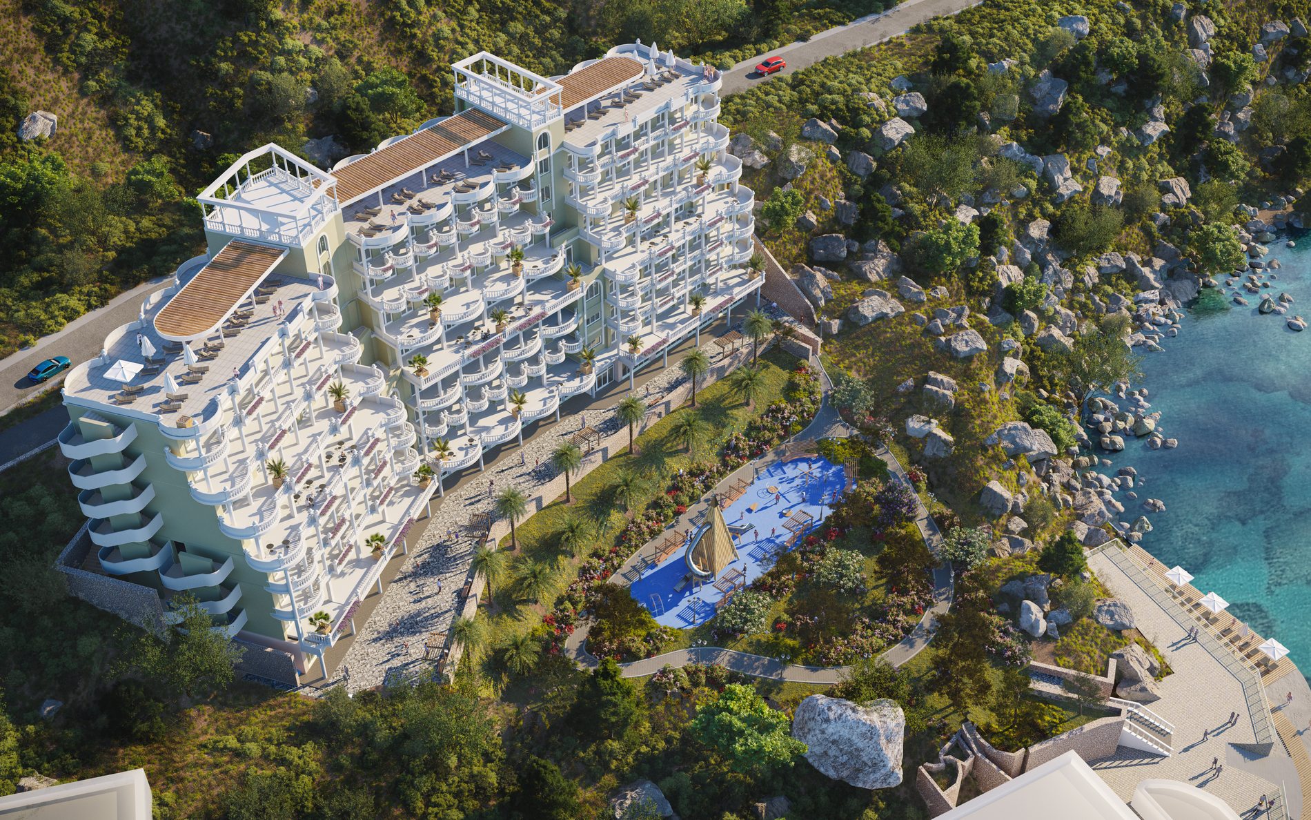 Garden Palace — квартира над морем в Алуште