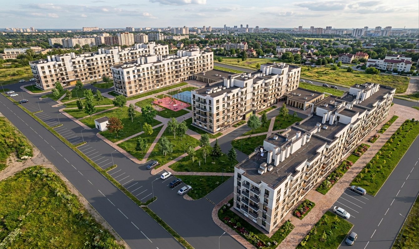 Маяк — квартал сверху